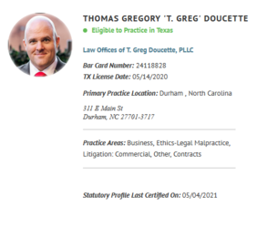 Doucette Texas License 2021.PNG Doucette Texas License 2021.PNG