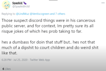 Confronting Spazkid Response.png Confronting Spazkid Response.png