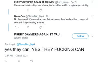 Zoophile Tweet 2.png Zoophile Tweet 2.png