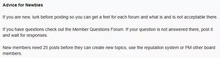 Advice for Newbies.png Advice for Newbies.png