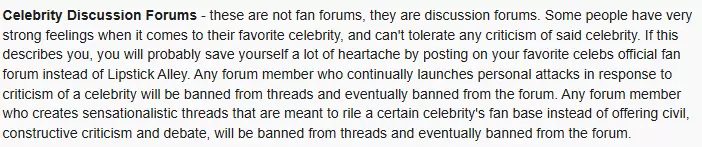 Celebrity Forum Rules.png Celebrity Forum Rules.png