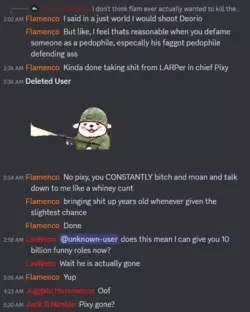 missing his messages likely because of the ban that deletes the past hour of messages missing his messages likely because of the ban that deletes the past hour of messages