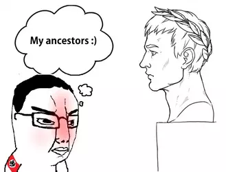 3884 - angry arm distorted glasses hair my_ancestor nazi red_face soyjak swastika text varian...webp 3884 - angry arm distorted glasses hair my_ancestor nazi red_face soyjak swastika text varian...webp