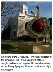 Politics - How Democrats Used To Protest - FSM Statue.png