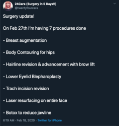 Screenshot_2020-02-22 (22) 24Cara (Surgery in 5 Days ) on Twitter Surgery update On Feb 27th I...png