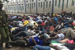 Police order Mombasa residents on ground on March 27, 2020 just hours before the start of nati...jpg