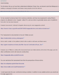 Harassment against Koncorde on wikia.png Harassment against Koncorde on wikia.png
