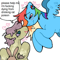 fluttershy has a brain hemorrage.png