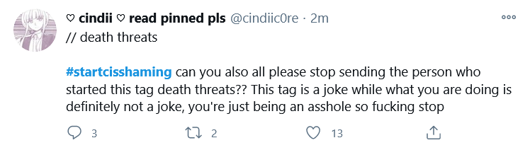 Screenshot_2020-12-01 #startcisshaming - Twitter Search Twitter(1).png Screenshot_2020-12-01 #startcisshaming - Twitter Search Twitter(1).png