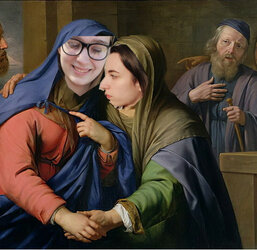 Philippe de Champaigne - The Visitation Detail.jpg