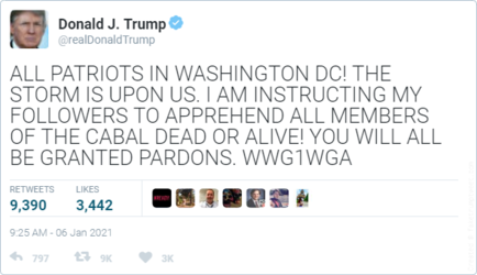 trump fake mmmarch tweet storm qoomer.png