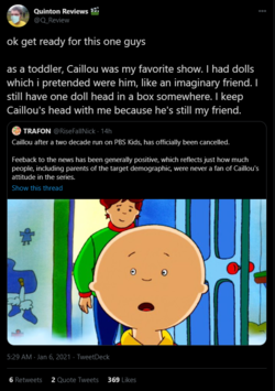 of course the fat cuck loves caillou.PNG
