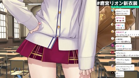 cap_【#鷹宮リオン新衣装】帝華高校に中間服、同級生のオタクくんに見せてあげてもいいよ？【にじさんじ_鷹宮リオン】-jv2j8eFGX98_00_29_38_17.jpg