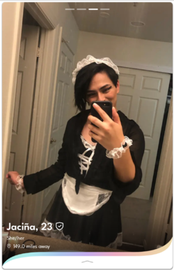 This maid dress shit is what happens when you coom to hentai every day.