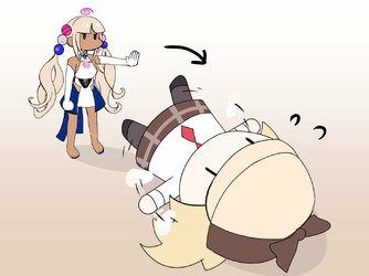 sana and turtle ame by @OgumaShiro.jpg