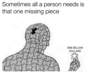 Sometimes all that's missing is one piece...a billion dollars.png