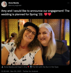 Mike - Armando engagement tweet.png
