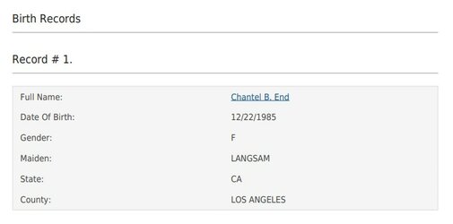 Chantel B End birth record.jpg
