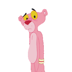 pink panther shrug.gif