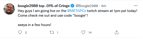 Boogie advertising METAPC Stream he'll be on.png