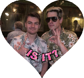 NICK FUENTES & MILO - HEART-SHAPED FRAME - ANIMATED.gif
