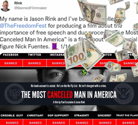 MOST CANCELLED MAN - FALLING PAPER MONEY - NICK FUENTES - AMERICA FIRST.gif