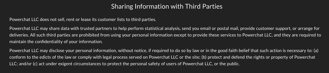 Powerchat - Sharing of Information with Third Parties.png
