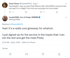 Claims he signed up just for Post Malone.png