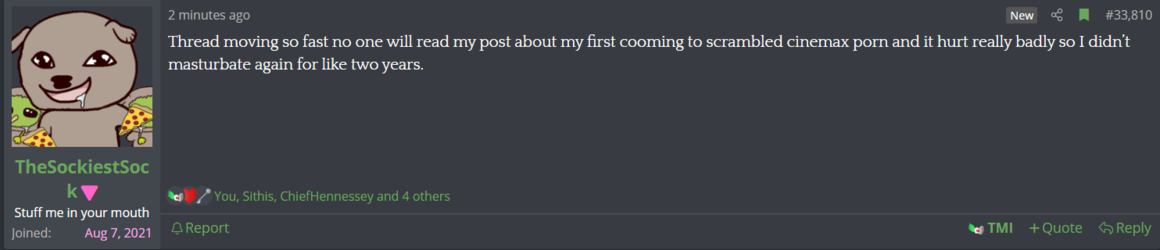 You're here forever cum guzzler.png