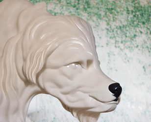 00639-1340620132-neoclassical marble sculpture of a happy drooling dog crouching down on his f...png
