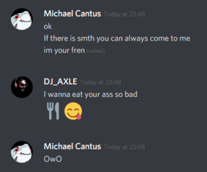 axle_I_want_to_eat_your_ass.png