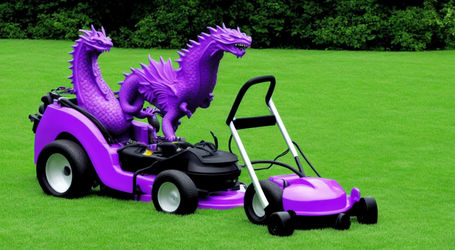 00032-3556240582-A large purple dragon melting a manual lawnmower.png