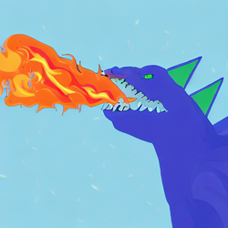 03464-3770749313-A blue dragon with green eyes and sharp teeth, ((flames)) shoot out of the dr...png