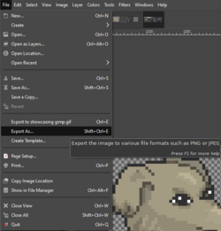 export as.png
