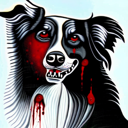 00108-536761173-a painting of a collie, creepy, ((covered in blood)), red background, dim ligh...png