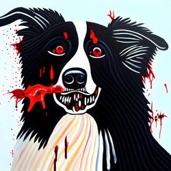 00110-536761175-a painting of a collie, creepy, ((covered in blood)), red background, dim ligh...png