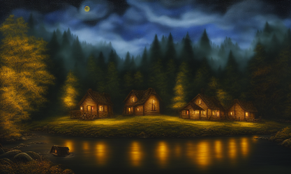 00032-1518148989-(painting), ((masterpiece)),(quality),(highres), ((4k)), landscape, (cabin in...png