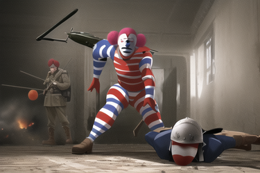 00037-351901078-masterpiece, best quality, masterpiece, World War II Fought By Clowns, clowns,...png