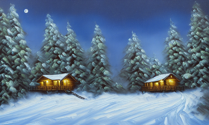 00027-1775726770-(((oil painting on canvas, masterpiece, best quality, 4k))), ((cabin in snowy...png