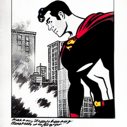 00145-23249-Superman being super sad in front of a burning school, masterpiece, , Milton Caniff.png