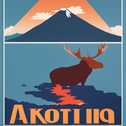 3862166772_Retro_travel_poster__volcano_alaska_moose.png
