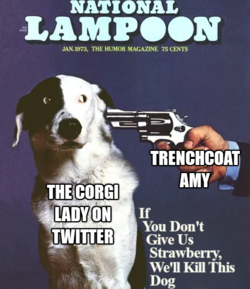 Give Us Strawberry Kill This Dog Meme.png