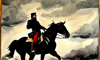 style_of_alex_maleev_realistic_Confederate_Civil_War_soldier_on_horse_dramatic_background_clou...png