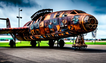 Old_steampunk_spaceship_with_one_stained_glass_windshield_symmetrical_set_in_a_parking_lot_hig...png