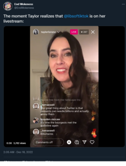 End-Wokeness-on-Twitter-The-moment-Taylor-realizes-that-libsoftiktok-is-on-her-livestream-http...png