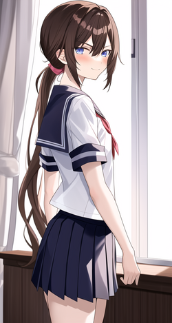 00063-1879910456-male, bishonen, long brown hair tied into a ponytail, wearing a seifuku.png