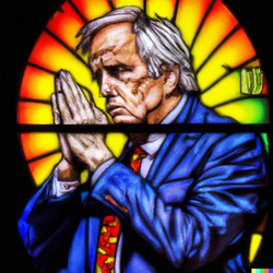 DALL·E 2023-01-04 11.56.26 - stained glass window depicting richard dawkins praying in a church.png