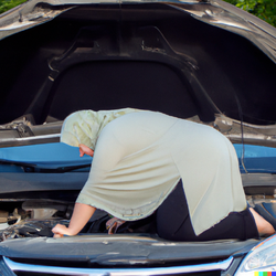 DALL·E 2023-01-09 18.29.47 - fat woman in a hijab looking under the hood of a kia.png