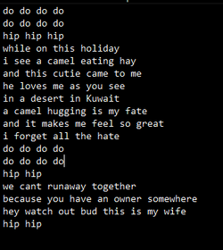 camel song.png
