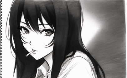 02827-3900066008-1girl, black hair, wearing school uniform, smoking a cigarette, Ken Sugimori,...png